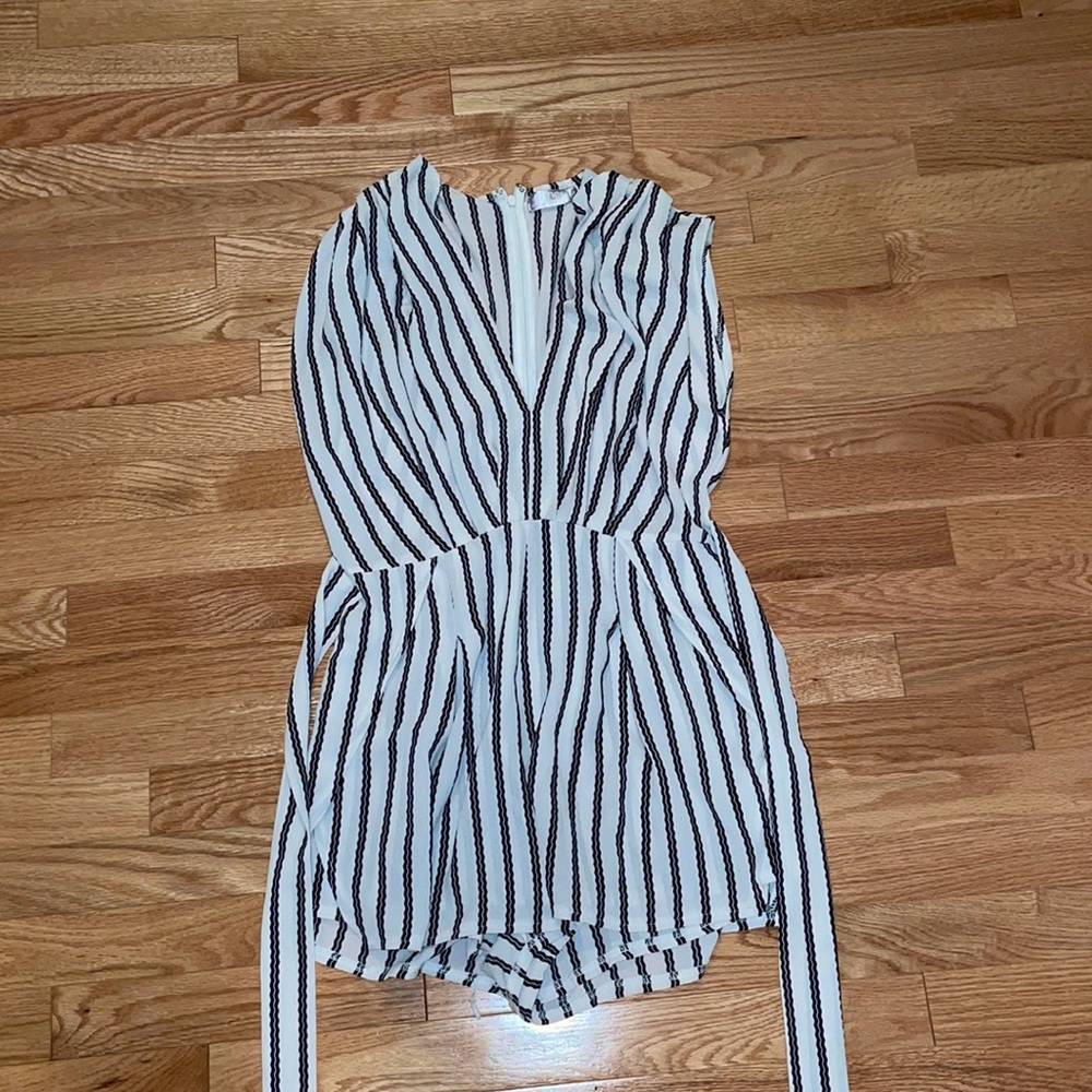 Stripped romper